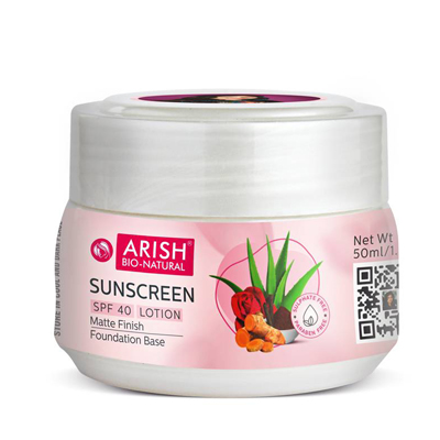 Arish Sunscreen SPF 40 Lotion