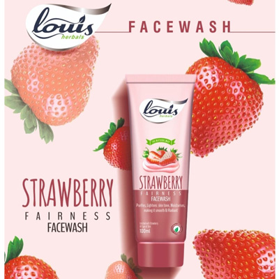 Louis Herbals Strawberry Fairness Facewash 100ml