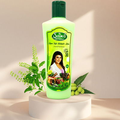 The Soumi's Can Product Neem Tulsi Antiseptic Lotion Hand & Body 200ml