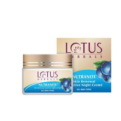 Lotus Herbals Nutranite Skin Renewal Nutritive Night Creme - 50 gm