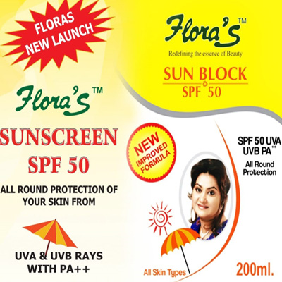 Flora’s Sunscreen SPF 50 150ml