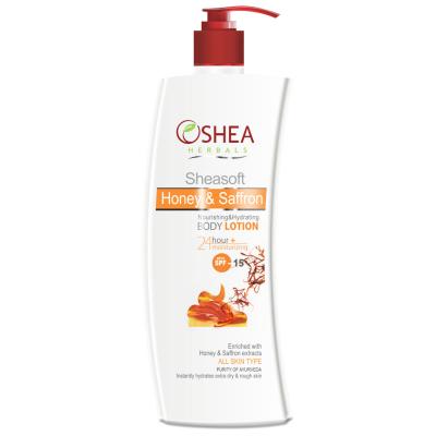 Oshea Herbals Sheasoft Honey & Saffron Nourishing And Hydrating Body Lotion - 400 gm