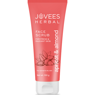 Jovees Herbals Apricot & Almond Face Scrub 100 gm