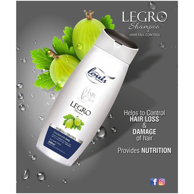 Louis Herbals Legro Hair Fall Control Shampoo 200ml 