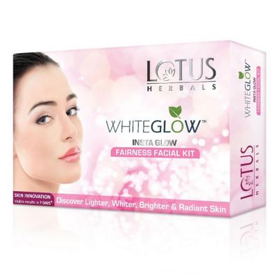 Lotus Herbals Whiteglow Insta Glow Fairness 4 in 1 Facial kit-Kit