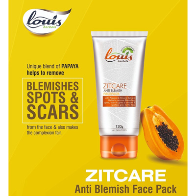 Louis Herbals Zitcare Anti Blemish Face Pack 120g
