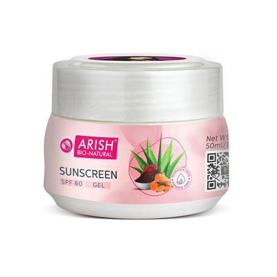 Arish Sunscreen 60 Gel 50 ML